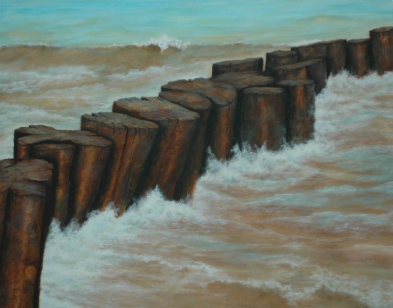 Schäumende Gischt, 80 x 100